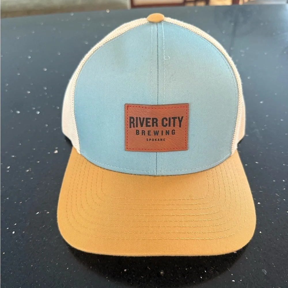 River City Brewing Blue and Tan Cap